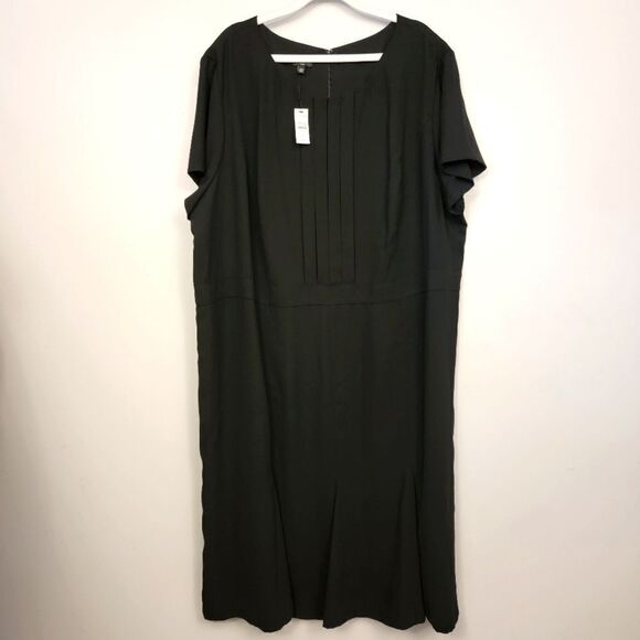 Talbots Black Pleated Dress - Picture 1 of 6